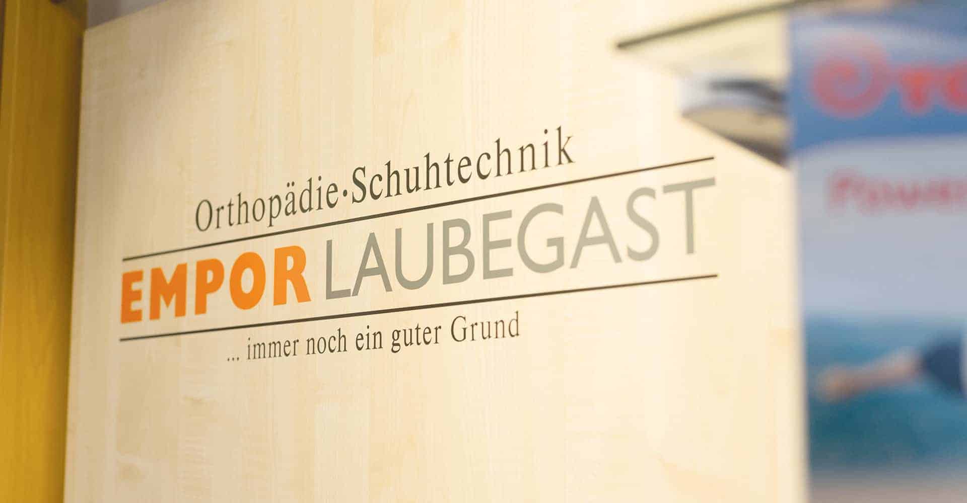 EMPOR LAUBEGAST DRESDEN | AUSGEWÖHNLICHES LADENKONZEPT IN DRESDEN | Konzeption und Umsetzung eines individuelen Ladengeschäftes für Orthopädische Schuhtechnik.