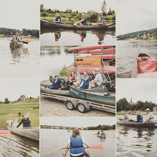 BOKA Architektur - unser Kompetenzteam! Gemeinsamer Bootsausflug auf der Elbe.