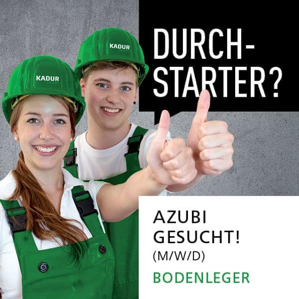 Stellenanzeige Azubi gesucht Bodenleger (m/w/d)