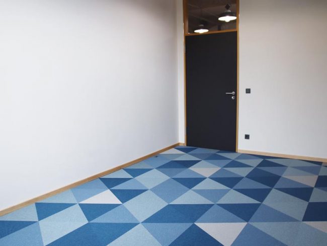 Bodenbelag, Fletco Carpet Tiles, Büro Loft, Teppichfliesen, Akustik, Schallschutz