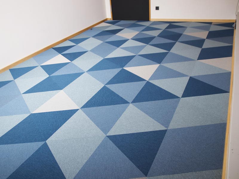 Bodenbelag, Fletco Carpet Tiles, Büro Loft, Teppichfliesen, Akustik, Schallschutz