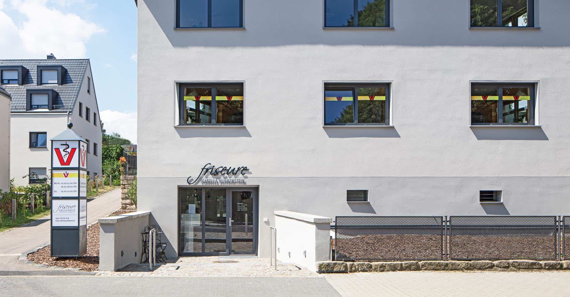 Friseursalon, Kliebenstein, Räume, 38 qm, Dresden, Altfranken, Haare, Architektur, Innenausbau, Maler, Boden, Fliese, Trockenbau