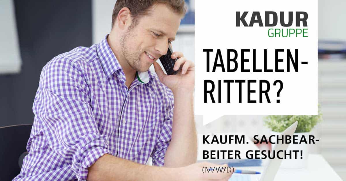 KADUR Gruppe Kaufmännischer Sachbearbeiter