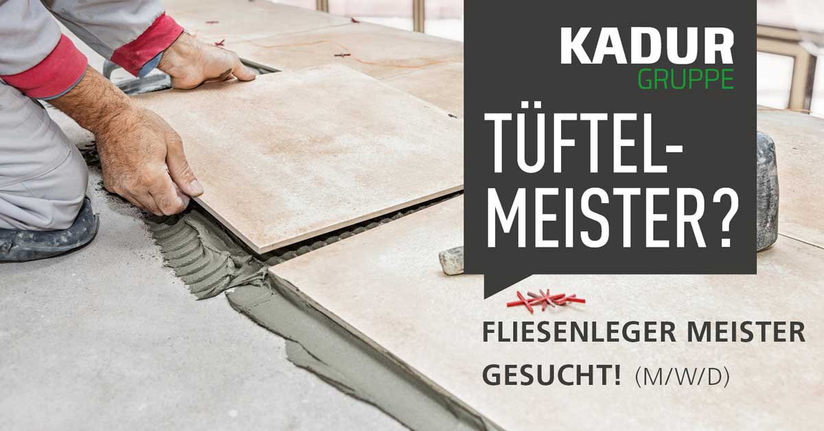 Fliesenleger Meister (m/w/d) gesucht