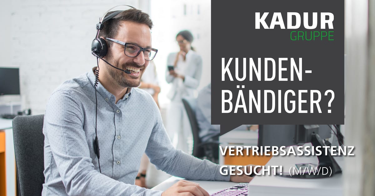 Vertriebsassistenz_Titelbild KADUR Gruppe Vertriebsassistenz gesucht Dresden