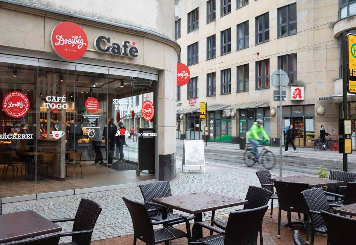 KADUR Gruppe Ladenbau Bäckerei Dreißig Dresden Leipziger Straße