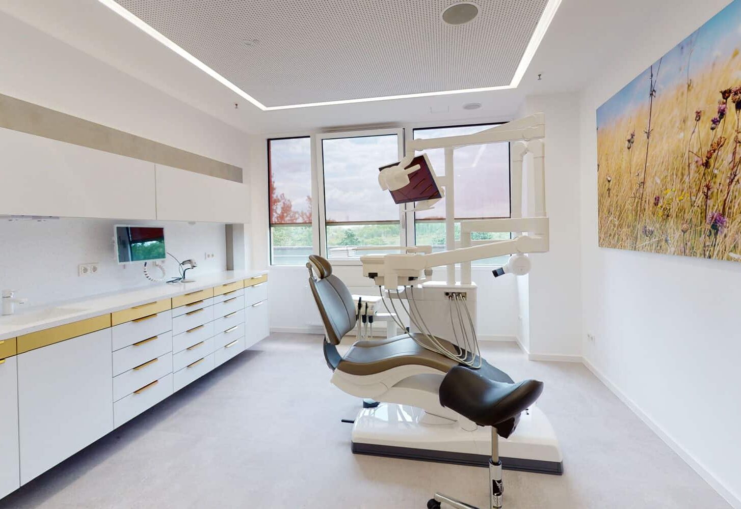 KADUR Praxisbau Neubau Praxisklinik Dr. Bolz Behandlungszimmer