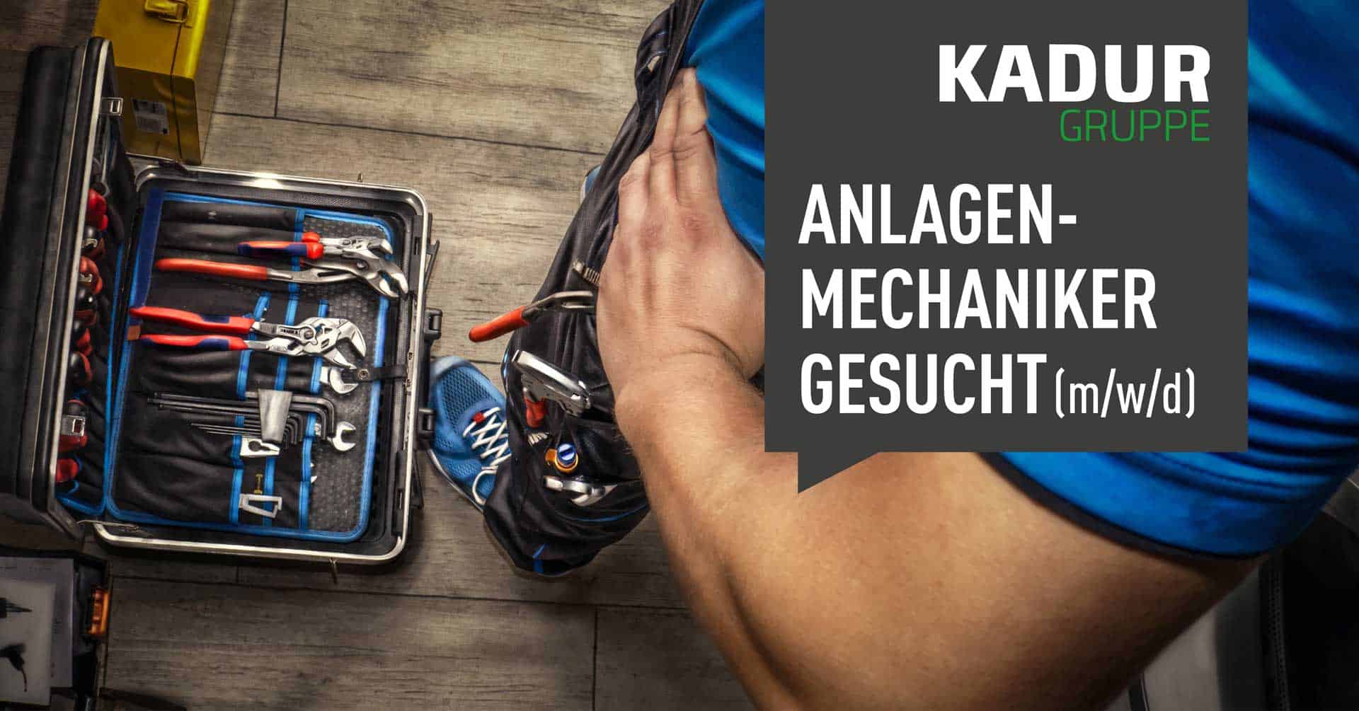 Job KADUR Gruppe Anlagenmechaniker SHK (m/w/d) gesucht