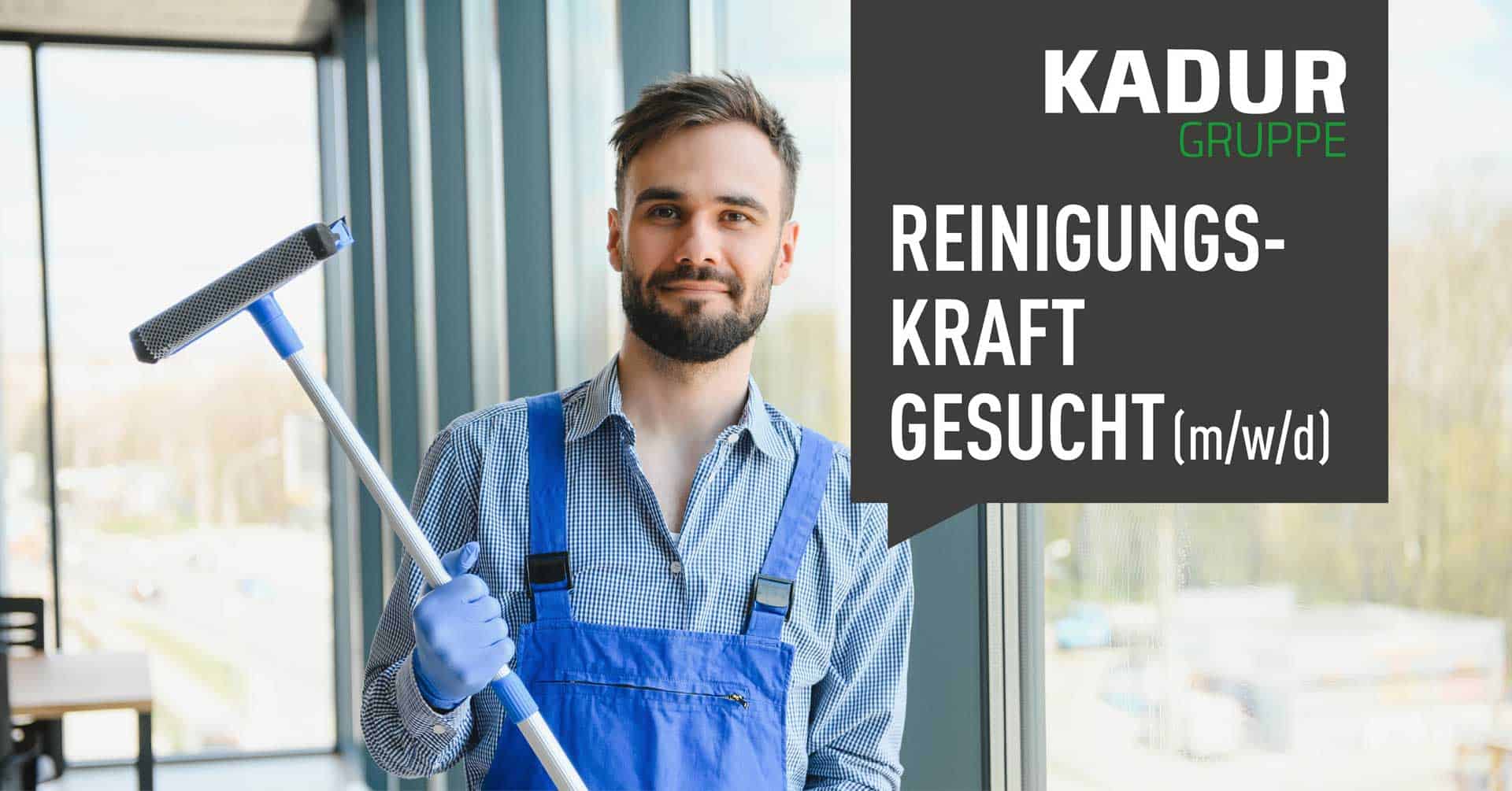 Fachkraft_Reinigungskraft_Titelbild Job KADUR Gruppe Reinigungskraft (m/w/d) im Büro gesucht