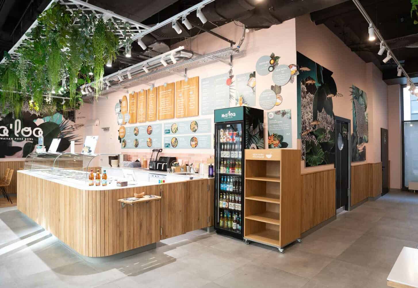 KADUR Projekt Ladenbau MA´LOA HAWAIIAN POKÉ BOWL in Dresden