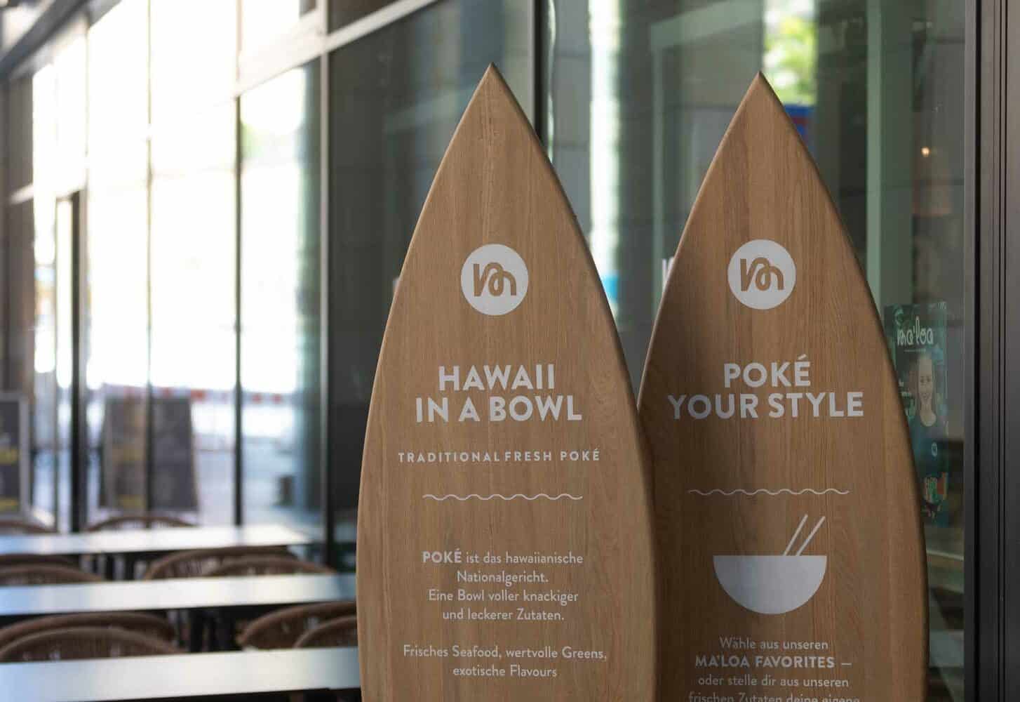 KADUR Projekt Ladenbau MA´LOA HAWAIIAN POKÉ BOWL in Dresden