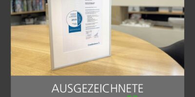 Ausgezeichnet mit Bonitätszertifikat CrefoZert der Creditreform