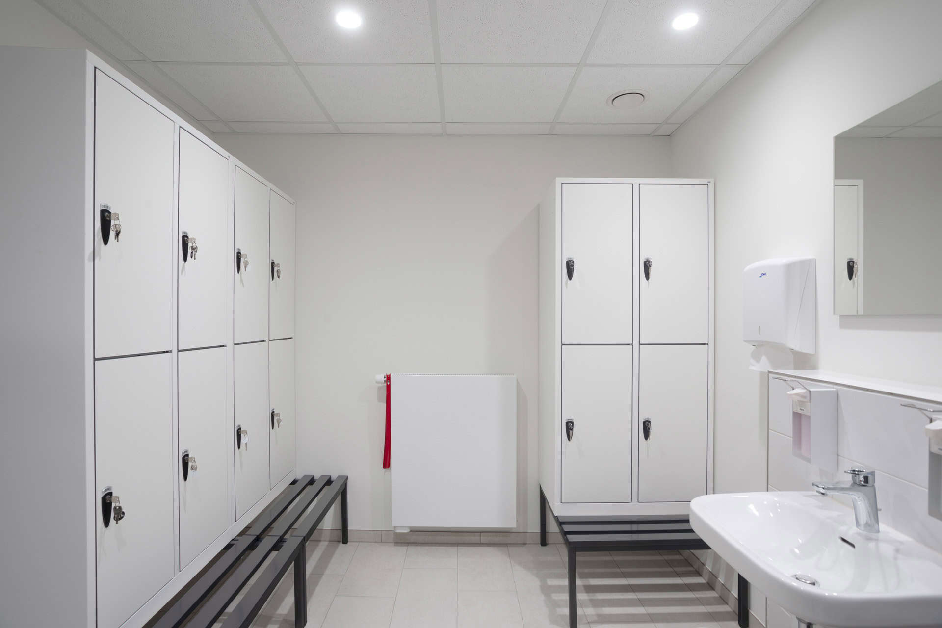 Therapiezentrum Prietz Gesundheitszentrum Dresden Umkleide Mitarbeiter