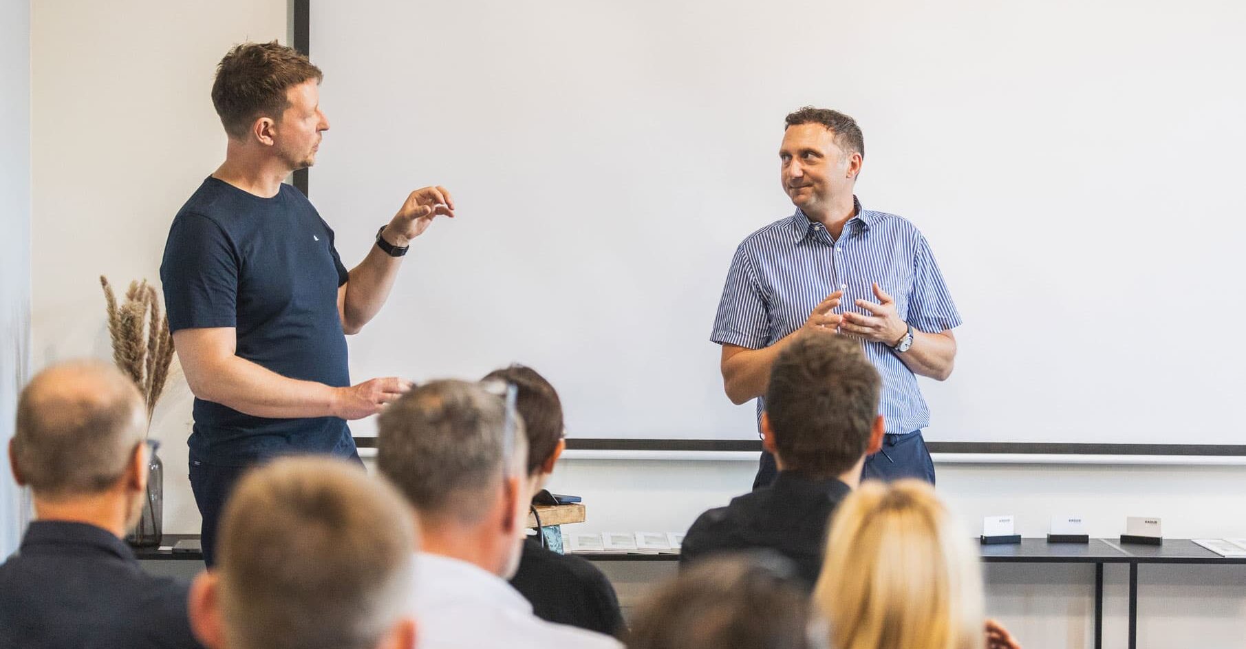 KADUR Gruppe - BVMW Unternehmerfrühstück im KADUR Loft Peter Kadur und Peter Pfau