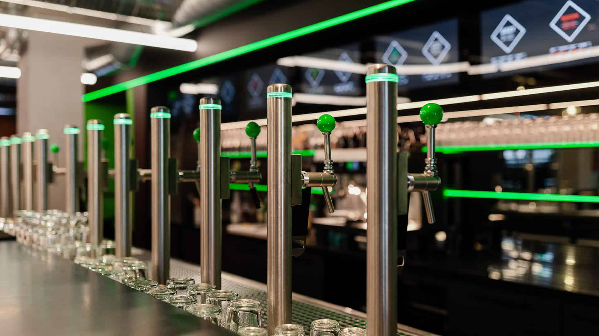 Lohrmanns Brauerei Gastraum Theke