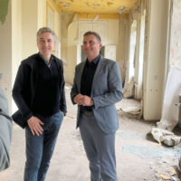 Pressetermin KADUR Gruppe mit Baubürgermeister Stephan Kühn Bauvorhaben Löbtauer Straße